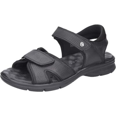 Panama Jack Herren Sanders Flat Sandal, Negro C18, 47 EU Panama Jack Herren Sanders Flat Sandal, Negro C18, 47 EU
