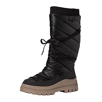 S. Oliver Damen Winterstiefel ohne Absatz mit Schnürung Gefüttert, Schwarz (Black), 37 EU S. Oliver Damen Winterstiefel ohne Absatz mit Schnürung Gefüttert, Schwarz (Black), 37 EU