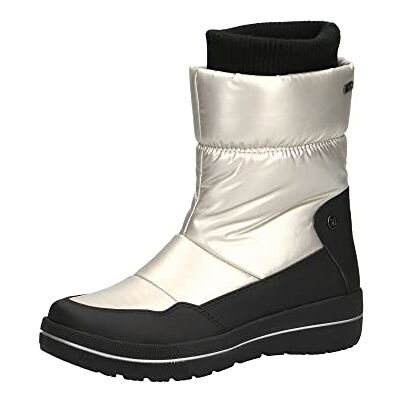 CAPRICE Damen 9-9-26480-29 Stiefelette, Black/Platin, 42 EU CAPRICE Damen 9-9-26480-29 Stiefelette, Black/Platin, 42 EU