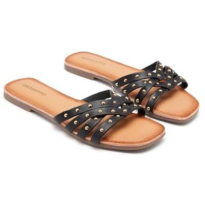 GIOSEPPO Hopedale Sandalen aus Leder, Schwarz, 35 EU GIOSEPPO Hopedale Sandalen aus Leder, Schwarz, 35 EU