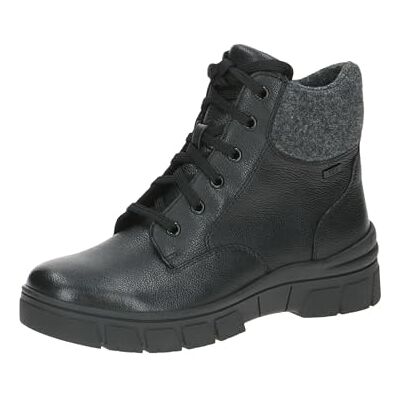 CAPRICE Damen Stiefeletten zum Schnüren Gefüttert Wasserabweisend, Schwarz (Black Nappa), 37 EU CAPRICE Damen Stiefeletten zum Schnüren Gefüttert Wasserabweisend, Schwarz (Black Nappa), 37 EU