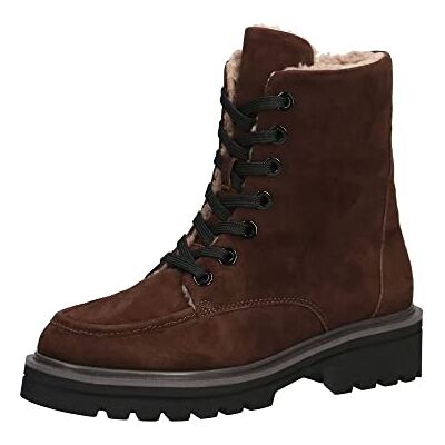 CAPRICE Leder flache Schnürstiefelette Braun 26218 Warmfutter CAPRICE Leder flache Schnürstiefelette Braun 26218 Warmfutter