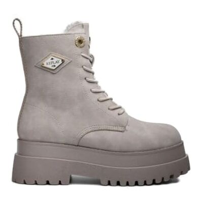 Replay Damen Stiefeletten zum Schnüren, Beige 002 (Beige), 36 Replay Damen Stiefeletten zum Schnüren, Beige 002 (Beige), 36