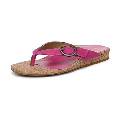 Vionic Damen Grove Flache Sandals, Rosa Wildleder, Mittel, EU 38.5 Vionic Damen Grove Flache Sandals, Rosa Wildleder, Mittel, EU 38.5