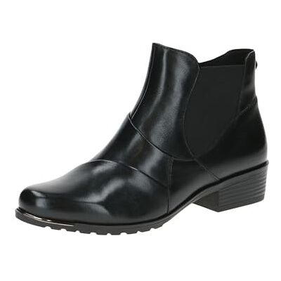 CAPRICE Damen Stiefeletten mit Absatz mit Reißverschluss Elegant, Schwarz (Black Nappa), 37.5 EU CAPRICE Damen Stiefeletten mit Absatz mit Reißverschluss Elegant, Schwarz (Black Nappa), 37.5 EU