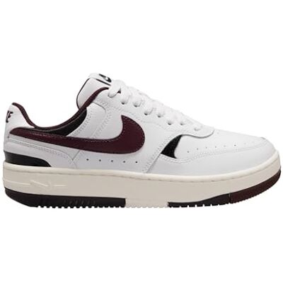 Nike Damen WMNS Gamma Force Sneaker, White/Burgundy Crush/Black/Sai, 41 Nike Damen WMNS Gamma Force Sneaker, White/Burgundy Crush/Black/Sai, 41