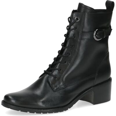 CAPRICE Damen Stiefeletten aus Leder Kleiner Absatz, Schwarz (Black Nappa), 37.5 EU CAPRICE Damen Stiefeletten aus Leder Kleiner Absatz, Schwarz (Black Nappa), 37.5 EU