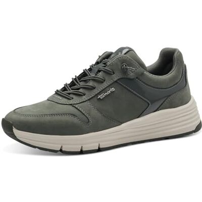 Tamaris Damen Sneaker Low Leder; Emerald/Khaki; 37 EU Tamaris Damen Sneaker Low Leder; Emerald/Khaki; 37 EU