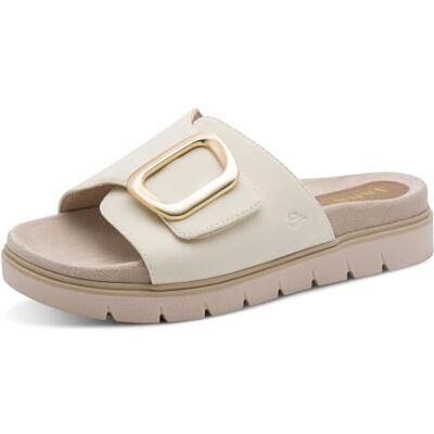 Jana Damen Wedge/Plat Mule Vegan BEIGE 42 Jana Damen Wedge/Plat Mule Vegan BEIGE 42