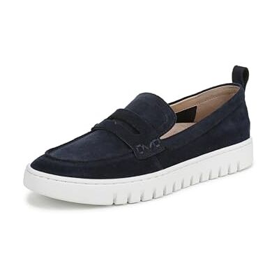 Vionic Damen Uptown Loafer, Marineblaues Wildleder, 42 EU Vionic Damen Uptown Loafer, Marineblaues Wildleder, 42 EU