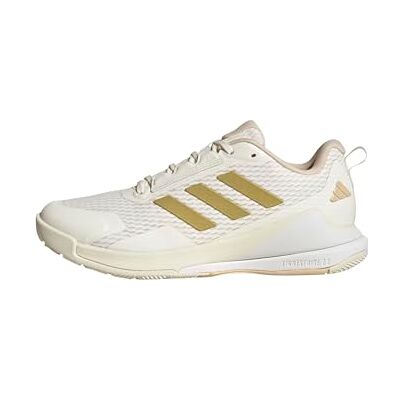 Adidas Damen Novaflight 2 Indoor Shoes, Off White/Gold met./Crystal Sand, 36 EU Adidas Damen Novaflight 2 Indoor Shoes, Off White/Gold met./Crystal Sand, 36 EU