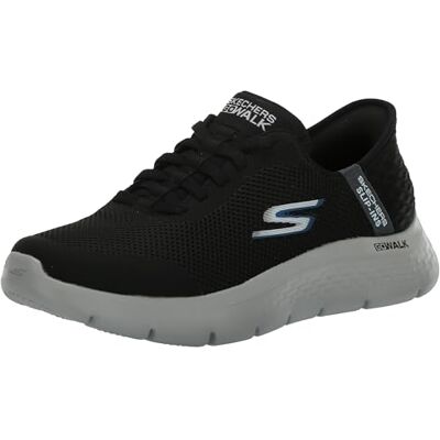 Skechers Herren Free Slip-ins: Go Walk Flex Hands Up Sneaker, schwarz/grau, 41 EU Schmal Skechers Herren Free Slip-ins: Go Walk Flex Hands Up Sneaker, schwarz/grau, 41 EU Schmal