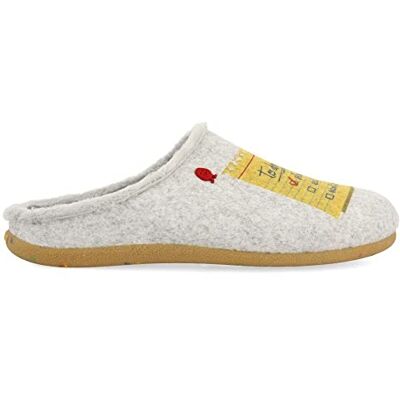 HOT POTATOES Herren Finger Hausschuh, grau, 46 EU HOT POTATOES Herren Finger Hausschuh, grau, 46 EU
