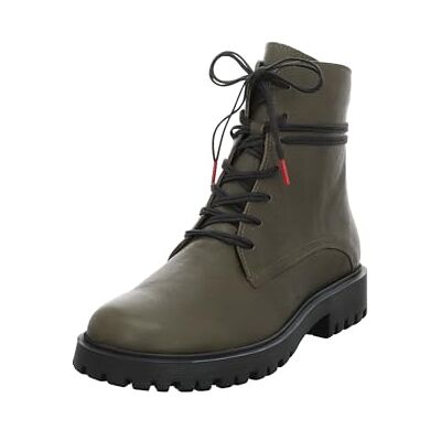 Think! Damen TRENTO chromfrei gegerbte Leder Stiefelette 3-001191, OLIVE 7000, 42 Think! Damen TRENTO chromfrei gegerbte Leder Stiefelette 3-001191, OLIVE 7000, 42