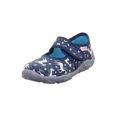 Superfit Mädchen Bonny Hausschuhe, Blau Mehrfarbig 8110, 38 EU Superfit Mädchen Bonny Hausschuhe, Blau Mehrfarbig 8110, 38 EU