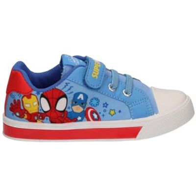 CERDÁ LIFE'S LITTLE MOMENTS Spidey Turnschuhe aus Segeltuch für Kinder, mit Beleuchtung, PVC-Sohle für Jungen und Mädchen, leicht und bequem für jeden Tag, blau, 24 EU CERDÁ LIFE'S LITTLE MOMENTS Spidey Turnschuhe aus Segeltuch für Kinder, mit Beleuchtung, PVC-Sohle für Jungen und Mädchen, leicht und bequem für jeden Tag, blau, 24 EU