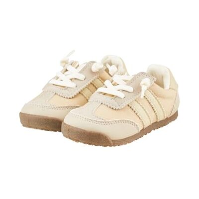 Sterntaler Sneaker uni – Baby- & Kinderschuh mit Klettverschluss, Logo, rutschfester Sohle, Oberstoff aus Polyurethan & Baumwolle – Cremeweiß, Größe 22 Sterntaler Sneaker uni – Baby- & Kinderschuh mit Klettverschluss, Logo, rutschfester Sohle, Oberstoff aus Polyurethan & Baumwolle – Cremeweiß, Größe 22