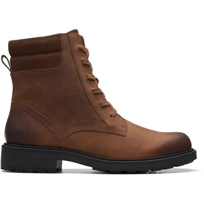 Clarks Orinoco 2 Spice Lederstiefel in Braun Snuff Standard Fit Größe 42, Brauner Schnupftabak, 37 EU Clarks Orinoco 2 Spice Lederstiefel in Braun Snuff Standard Fit Größe 42, Brauner Schnupftabak, 37 EU