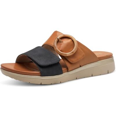 Jana Damen 8-27162-44 Mule, Navy Tan, 38 EU Jana Damen 8-27162-44 Mule, Navy Tan, 38 EU