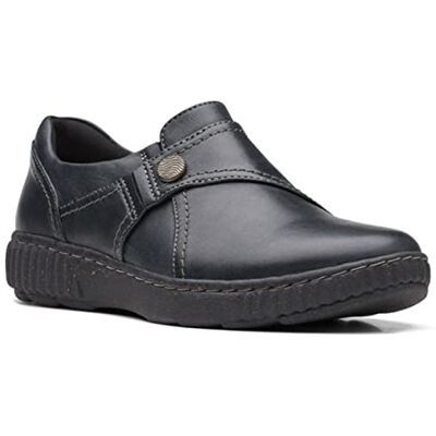 Clarks Damen Collection Loafer, Schwarz, 8.5 Wide Clarks Damen Collection Loafer, Schwarz, 8.5 Wide