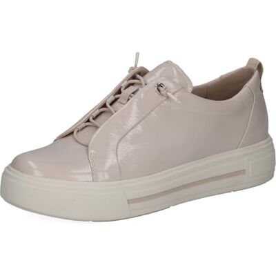 CAPRICE Damen Sneaker aus Leder, Weiß (Snow Naplak), 42 CAPRICE Damen Sneaker aus Leder, Weiß (Snow Naplak), 42