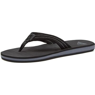 Quiksilver Herren Carver Suede Sandalen, Schwarz (Solid Black Sbkm), 41 EU Quiksilver Herren Carver Suede Sandalen, Schwarz (Solid Black Sbkm), 41 EU