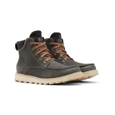 Sorel MADSON II MOC TOE WATERPROOF Winterstiefel für Herren, Grau (Coal), 41 EU Sorel MADSON II MOC TOE WATERPROOF Winterstiefel für Herren, Grau (Coal), 41 EU
