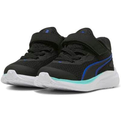 Puma Unisex Baby Skyrocket 2 AC+ INF Sneaker, Black-Ultra Blue White, 40 EU Child Puma Unisex Baby Skyrocket 2 AC+ INF Sneaker, Black-Ultra Blue White, 40 EU Child