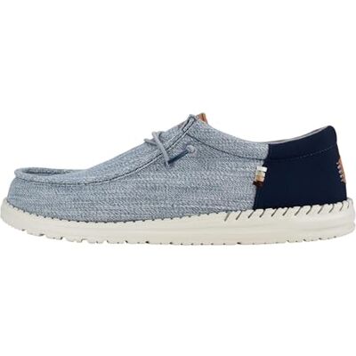 HEYDUDE Wally Funk Nylon Craft Herren Slip on Schuhe Mokassin Stil, Navy, 41 HEYDUDE Wally Funk Nylon Craft Herren Slip on Schuhe Mokassin Stil, Navy, 41