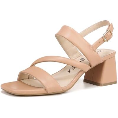 LifeStride Damen Celia Slingback Strappy Dress Sandale mit Absatz, Siena Beige, 38.5 EU Weit LifeStride Damen Celia Slingback Strappy Dress Sandale mit Absatz, Siena Beige, 38.5 EU Weit
