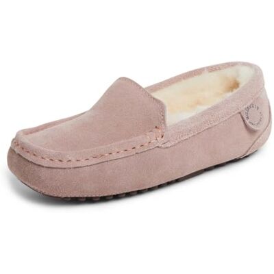 Fireside by Dearfoams Dearfoams Fireside by Damen Fireside Mel Mokassin, Echtes Lammfell, für Drinnen und Draußen, Breiten Hausschuh, rosa-Dusty pink, 38 EU Fireside by Dearfoams Dearfoams Fireside by Damen Fireside Mel Mokassin, Echtes Lammfell, für Drinnen und Draußen, Breiten Hausschuh, rosa-Dusty pink, 38 EU