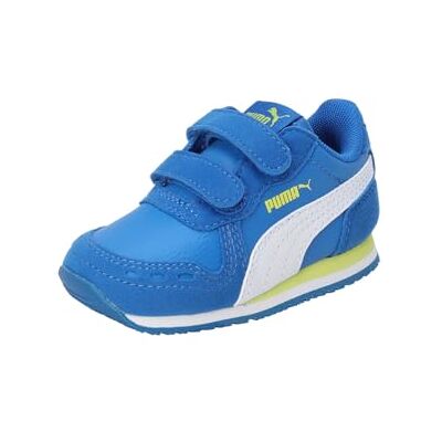 Puma Unisex Kinder Cabana Racer Sl 20 V Inf Turnschuhe, Team Royal White Yellow Burst, 24 EU Puma Unisex Kinder Cabana Racer Sl 20 V Inf Turnschuhe, Team Royal White Yellow Burst, 24 EU