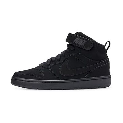 Nike Unisex Baby Court Borough Mid 2 (TDV) Sneaker, Schwarz, 17 EU Nike Unisex Baby Court Borough Mid 2 (TDV) Sneaker, Schwarz, 17 EU