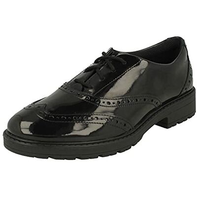 Clarks Astrol Orin K Childrens Black Leather, 3 Clarks Astrol Orin K Childrens Black Leather, 3
