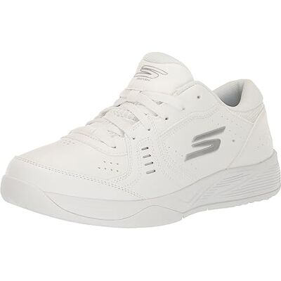 Skechers Viper Court Smash Damen-Pickleball-Schuh für drinnen und draußen, Bequeme Passform, Weiss/opulenter Garten, 38.5 EU Skechers Viper Court Smash Damen-Pickleball-Schuh für drinnen und draußen, Bequeme Passform, Weiss/opulenter Garten, 38.5 EU