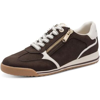 MARCO TOZZI Damen Sneaker Materialmix aus Textil und Synthetik Wechselfussbett weiche Innensohle weiches Innenfutter Komfortabel MARCO TOZZI Damen Sneaker Materialmix aus Textil und Synthetik Wechselfussbett weiche Innensohle weiches Innenfutter Komfortabel