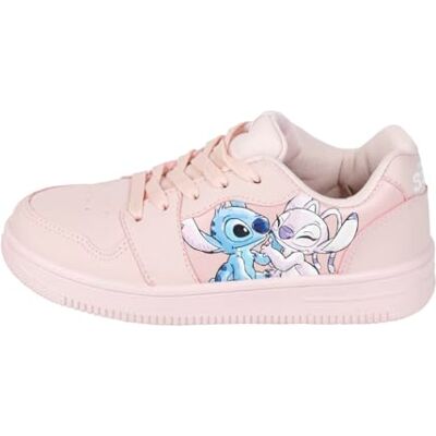 CERDÁ LIFE'S LITTLE MOMENTS Stitch Sneakers für Kinder Rosa Größe 37 Schnürverschluss Sneakers mit PVC-Sohle Stitch und Angel Print Original Produkt entworfen in Spanien CERDÁ LIFE'S LITTLE MOMENTS Stitch Sneakers für Kinder Rosa Größe 37 Schnürverschluss Sneakers mit PVC-Sohle Stitch und Angel Print Original Produkt entworfen in Spanien