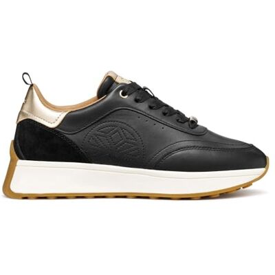 Geox Damen D Amabel Sneaker, Black, 35 EU Geox Damen D Amabel Sneaker, Black, 35 EU
