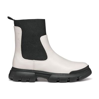 Geox JUNIOR J JUNETTE GIRL CHELSEA/CAVALIERE LT IVORY/BLACK 37_EU Geox JUNIOR J JUNETTE GIRL CHELSEA/CAVALIERE LT IVORY/BLACK 37_EU