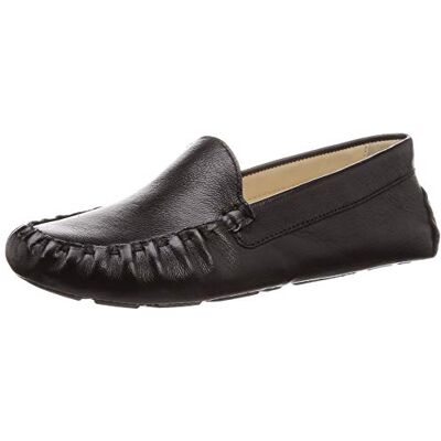 Cole Haan Damen Evelyn Fahrer-Slipper, Schwarz Leder, 39 EU Cole Haan Damen Evelyn Fahrer-Slipper, Schwarz Leder, 39 EU