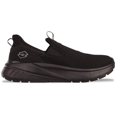 Lotto Unisex Slip-On Sneaker - Schwarz - Sportlich - Schuhe Lotto Unisex Slip-On Sneaker - Schwarz - Sportlich - Schuhe