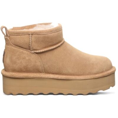 BEARPAW Damen Retro Shorty Boot Damen Stiefelette Bequemer Winterstiefel, Eiskaffee Solid, 39 EU BEARPAW Damen Retro Shorty Boot Damen Stiefelette Bequemer Winterstiefel, Eiskaffee Solid, 39 EU