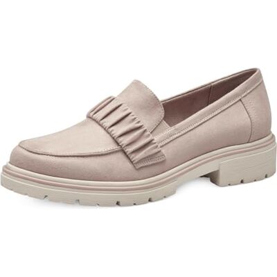 Jana Damen Slipper mit Blockabsatz Vegan, Beige (Beige), 38 EU Jana Damen Slipper mit Blockabsatz Vegan, Beige (Beige), 38 EU