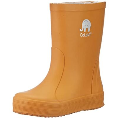Celavi Jungen Unisex Kinder Basic Wellies-solid Gummistiefel, Brown, 28 EU Celavi Jungen Unisex Kinder Basic Wellies-solid Gummistiefel, Brown, 28 EU