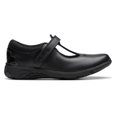 Clarks Relda Gem K. Childrens Black Pat, 11 Clarks Relda Gem K. Childrens Black Pat, 11