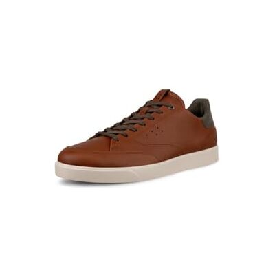 Ecco Street Lite Court Sneaker für Herren, Cognac/Cognac/Dark Clay, 11-11.5 Ecco Street Lite Court Sneaker für Herren, Cognac/Cognac/Dark Clay, 11-11.5