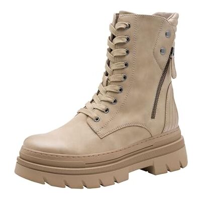 MARCO TOZZI Damen 2-26298-45 Stiefelette, Taupe, 37 EU MARCO TOZZI Damen 2-26298-45 Stiefelette, Taupe, 37 EU