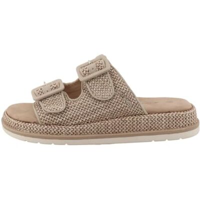 TOM TAILOR Damen Pantoletten Urmina 2690260001 Nature 38 EU TOM TAILOR Damen Pantoletten Urmina 2690260001 Nature 38 EU