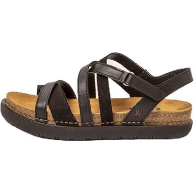 ART 1714 Rhodes Damen-Sandalen, Total Black, Größe 39, schwarz (Total black), 39 EU ART 1714 Rhodes Damen-Sandalen, Total Black, Größe 39, schwarz (Total black), 39 EU