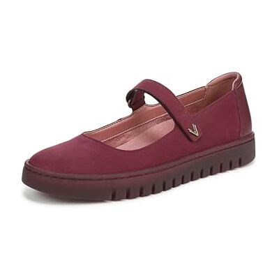 Vionic Damen Uptown Maryjane Flache Mary Jane Schuhe, Feinsitz, Kirschrot, EU 37 Vionic Damen Uptown Maryjane Flache Mary Jane Schuhe, Feinsitz, Kirschrot, EU 37